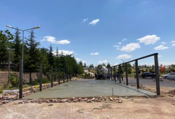 Hacıbektaş’ta Mihman Evi İnşaatı Sürüyor (Foto Galeri)