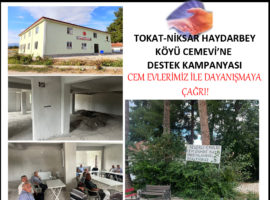 Tokat- Niksar Haydarbey CEMEVİ için kampanya: CEM evleri ile dayanışmaya çağrı