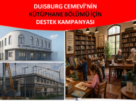 Duisburg Cemevi kütüphanesi için kampanyamız başladı